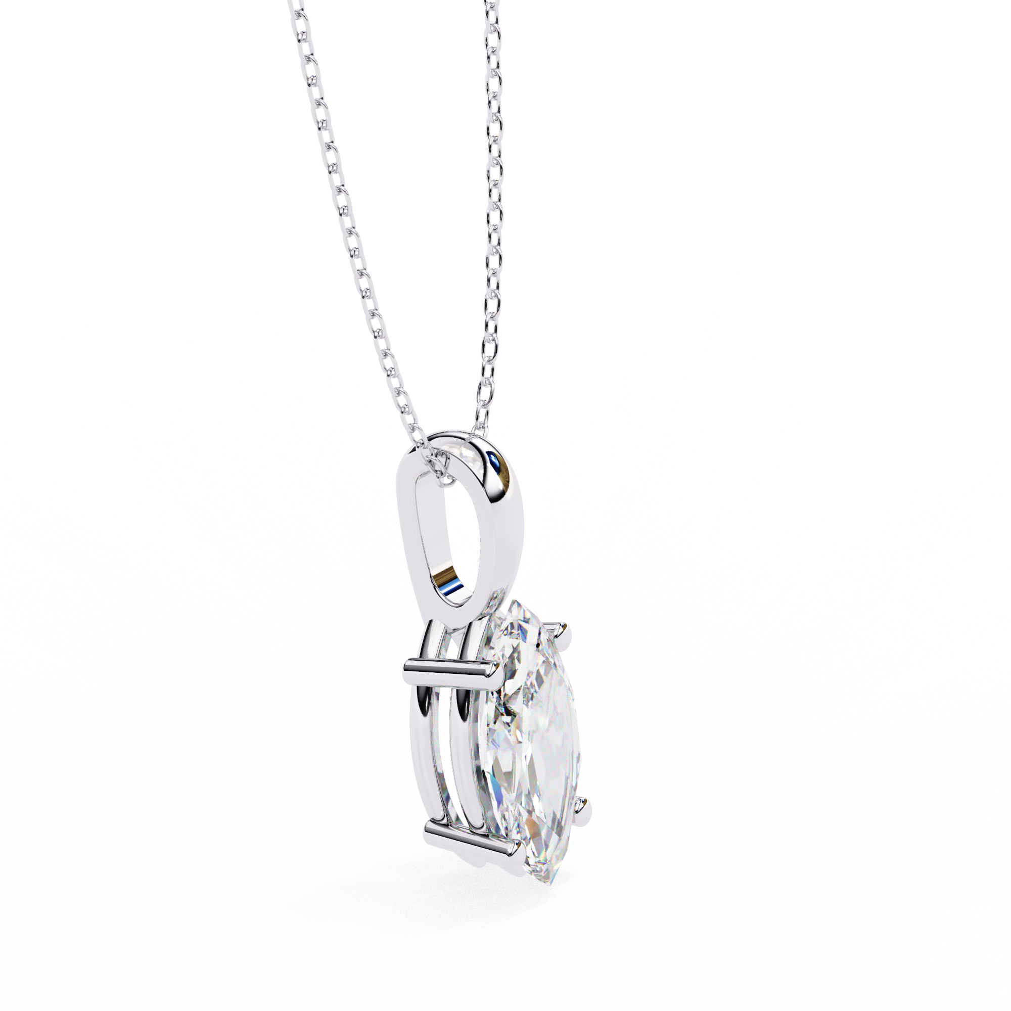 Marquise Diamond Pendant