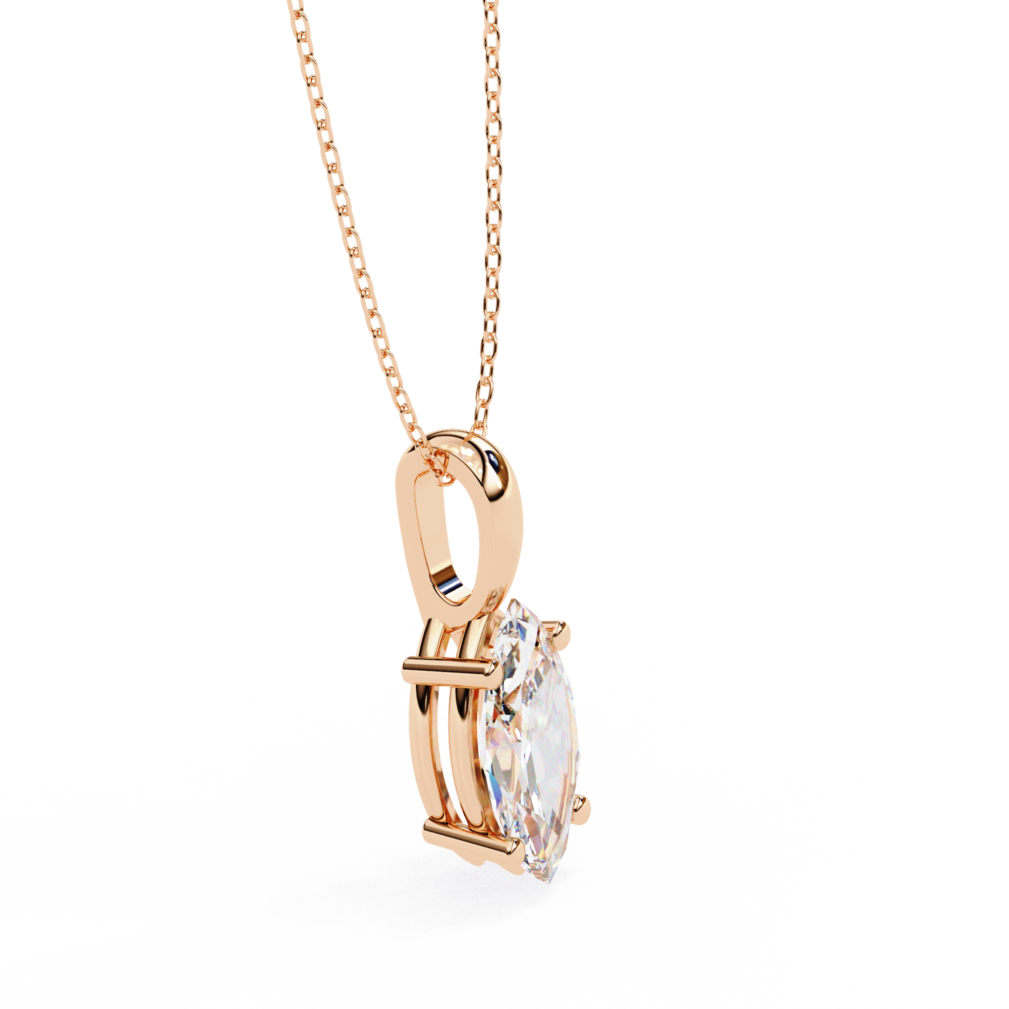 Marquise Diamond Pendant