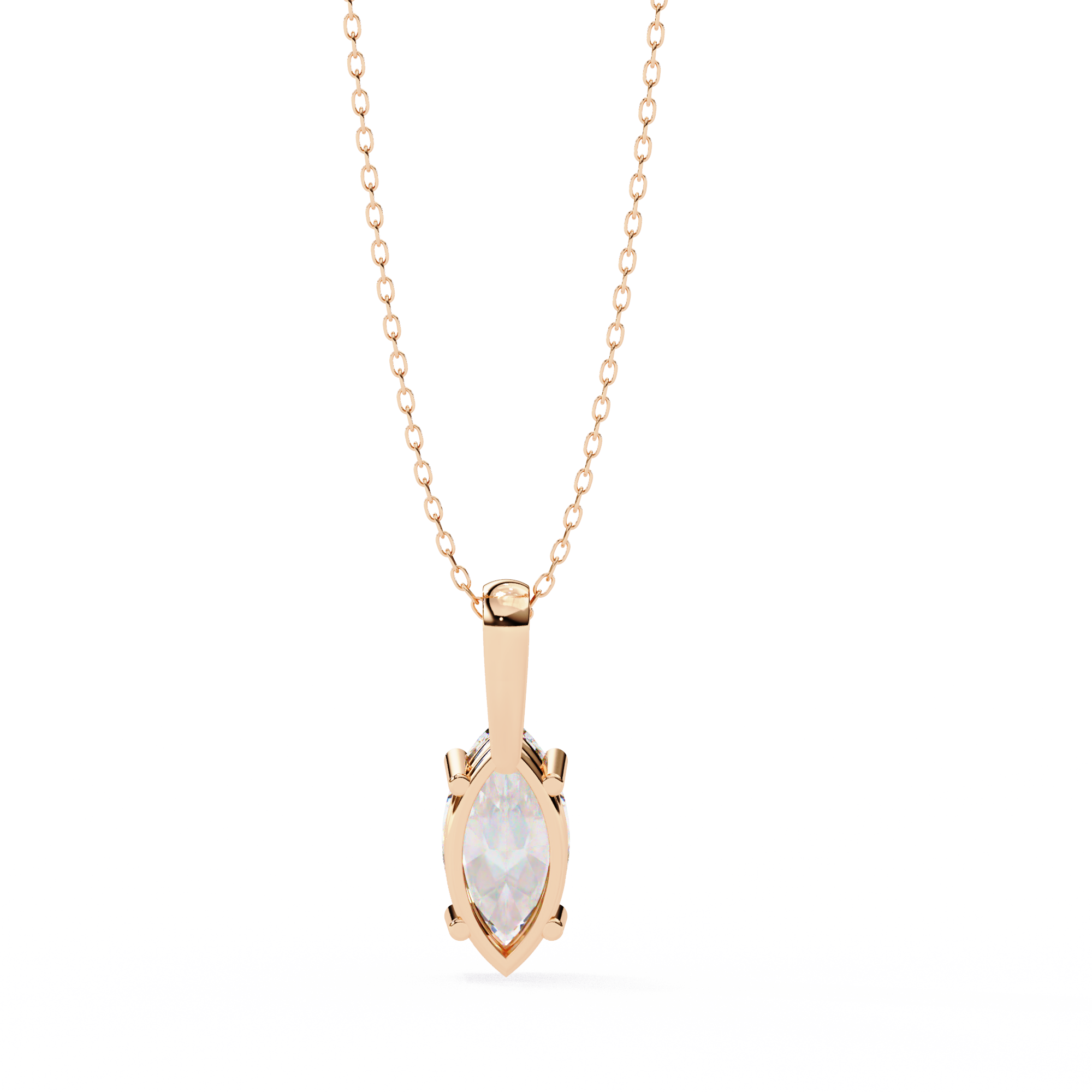 Marquise Diamond Pendant