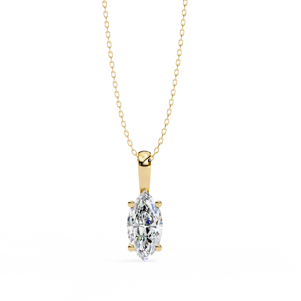 Marquise Diamond Pendant
