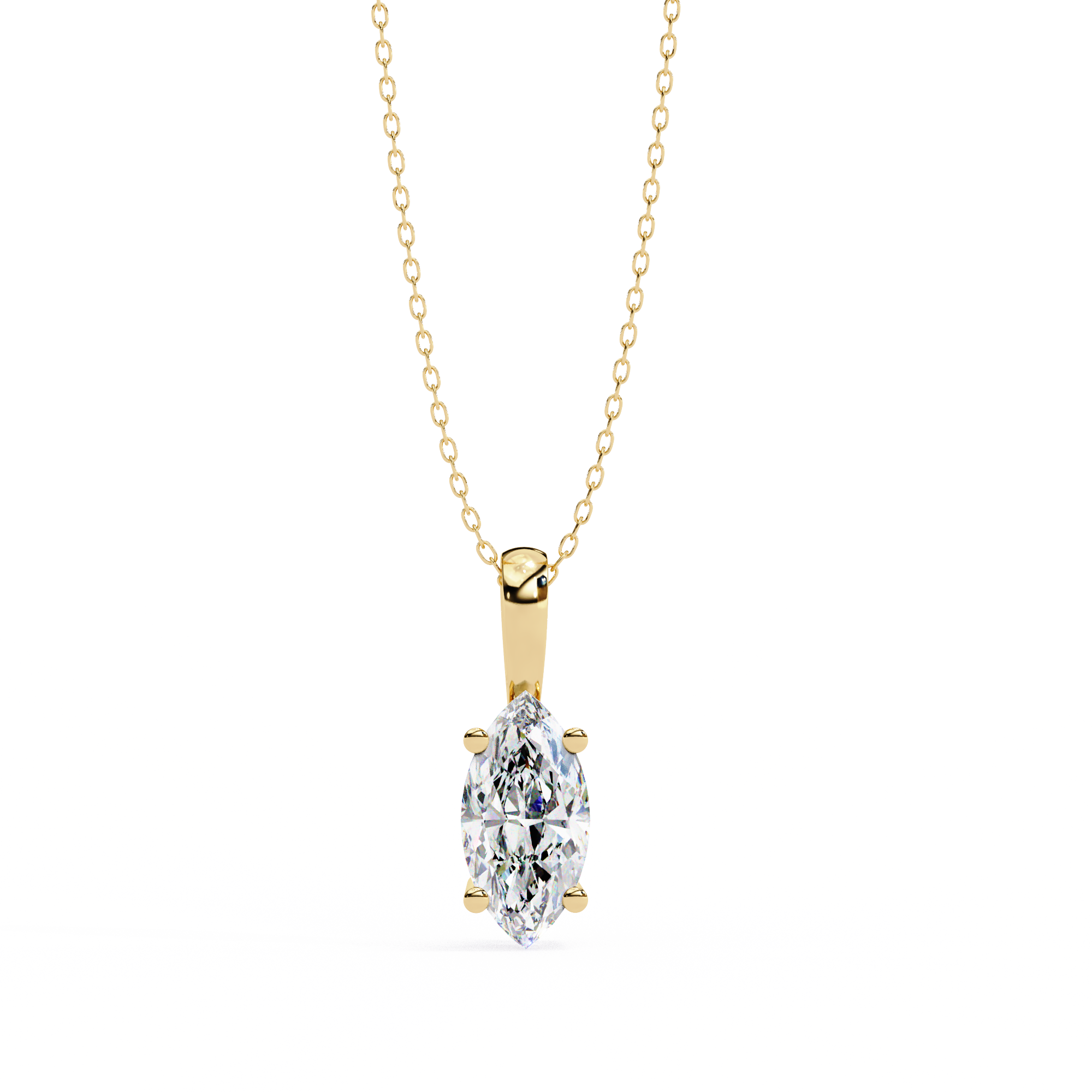Marquise Diamond Pendant