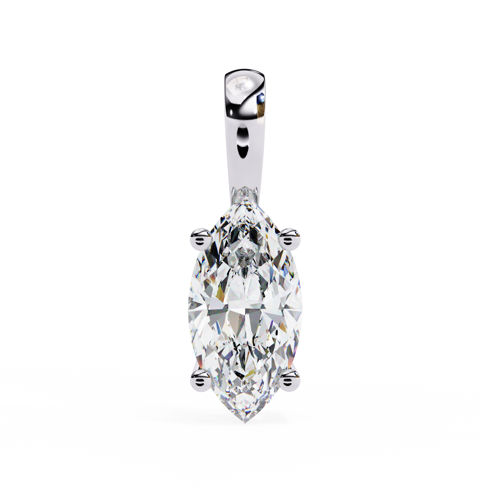 Marquise Diamond Pendant