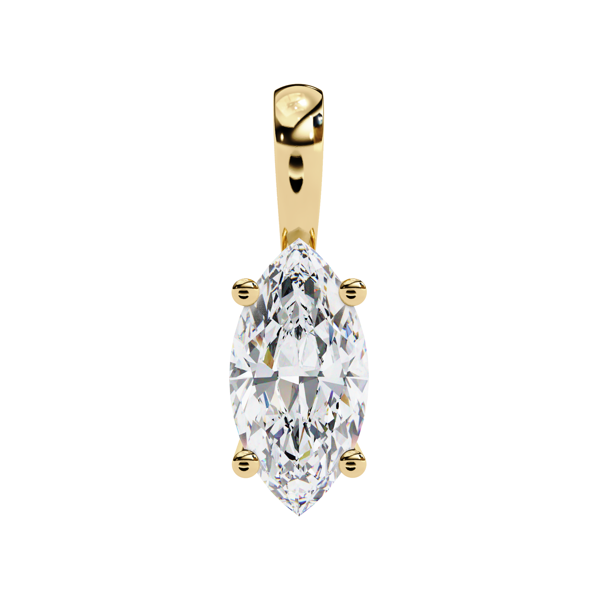 Marquise Diamond Pendant