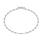 Floral Center Diamond Bracelet