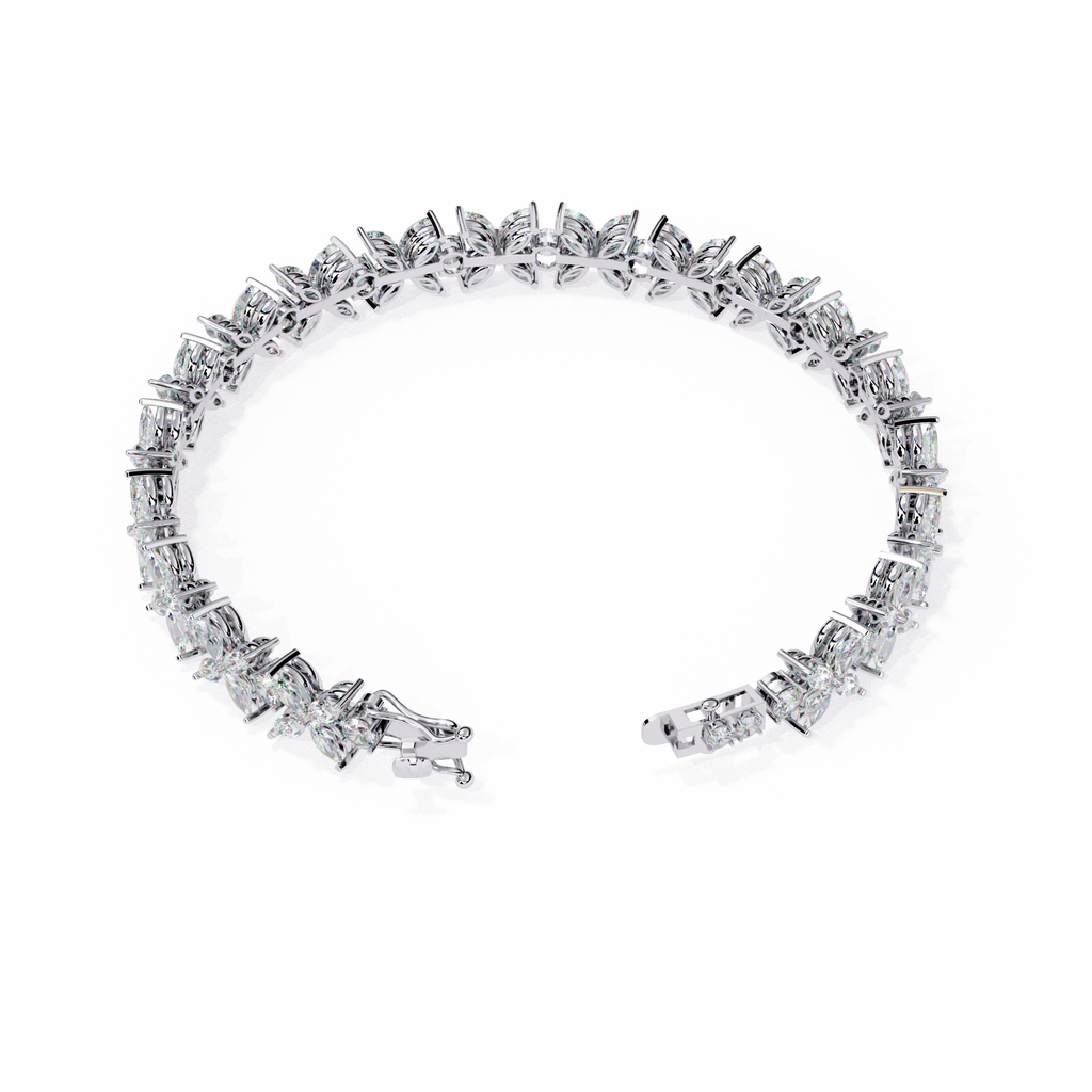 Floral Vine Diamond Bracelet