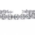 Floral Vine Diamond Bracelet