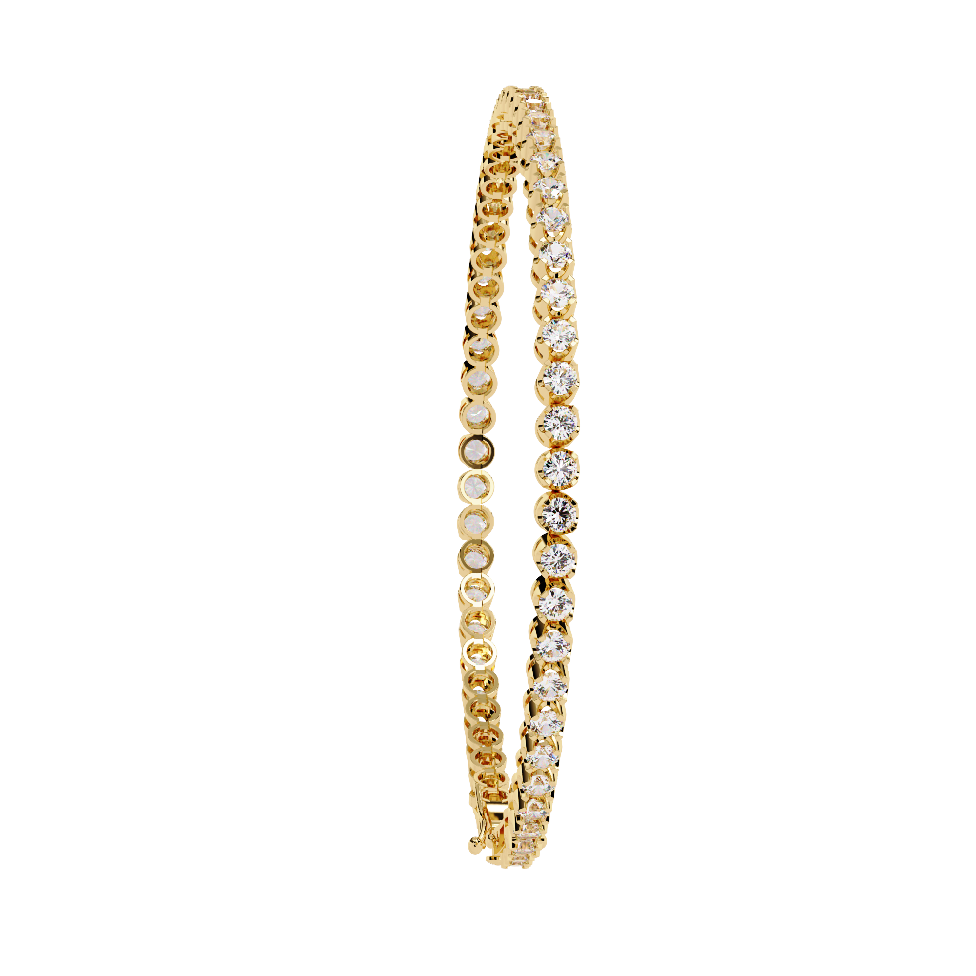 Single Row Diamond Bracelet