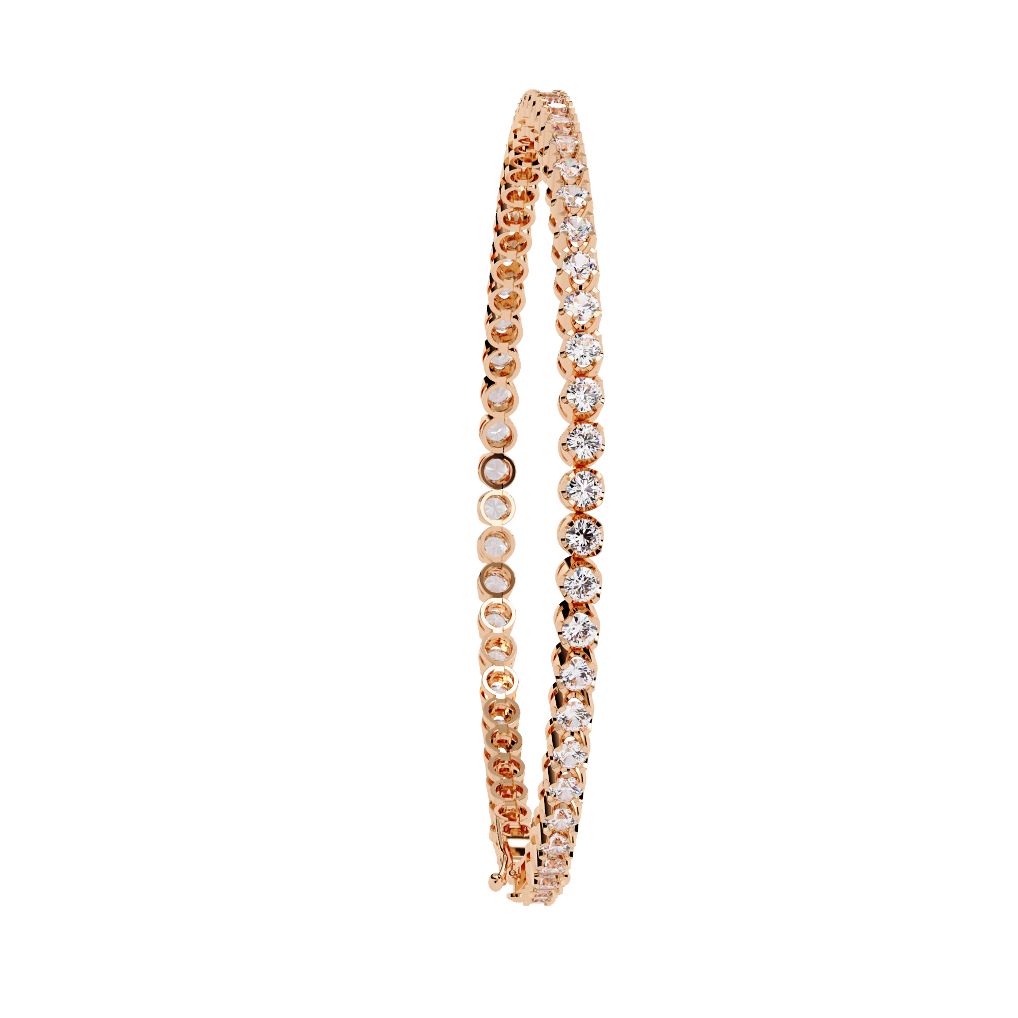 Single Row Diamond Bracelet