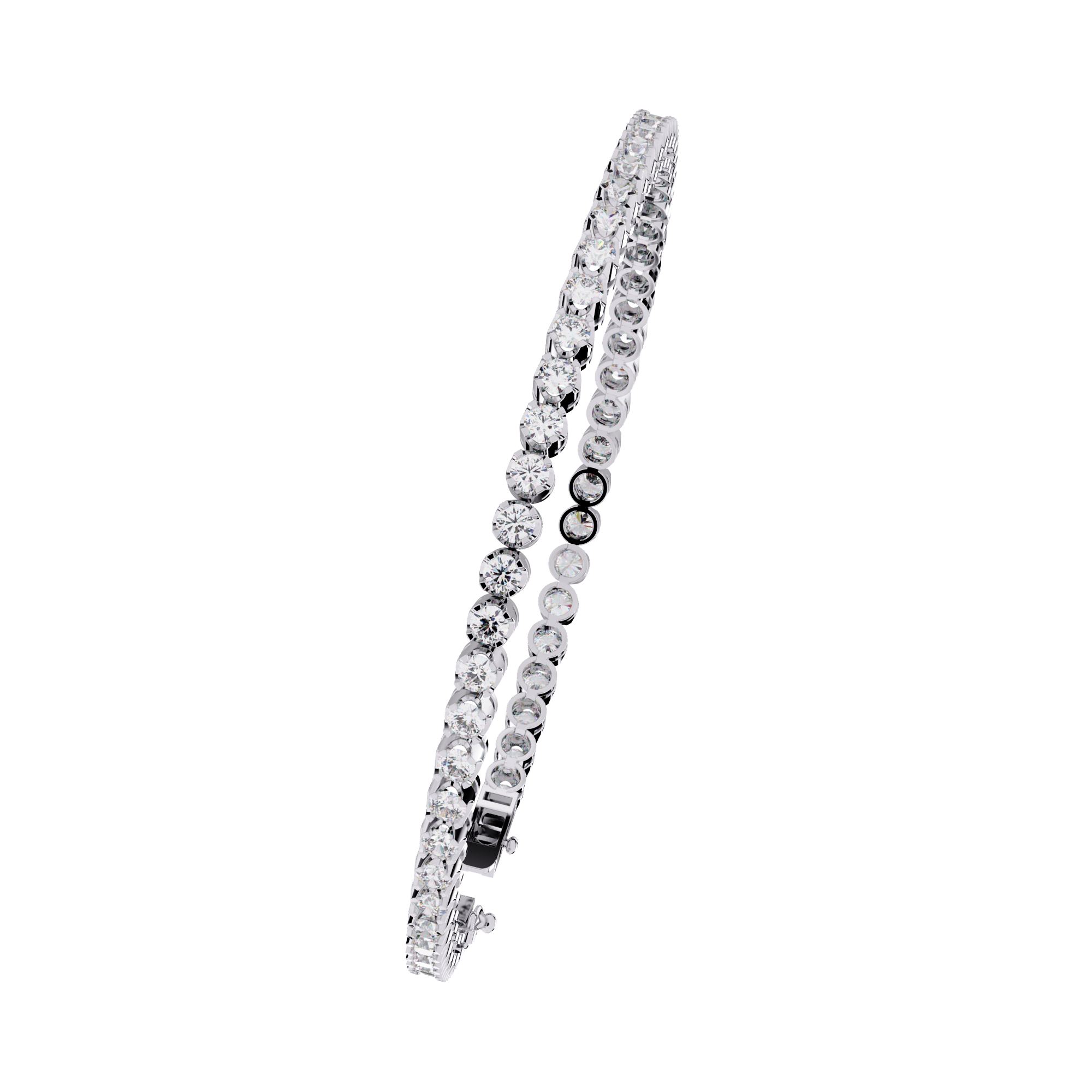 Single Row Diamond Bracelet