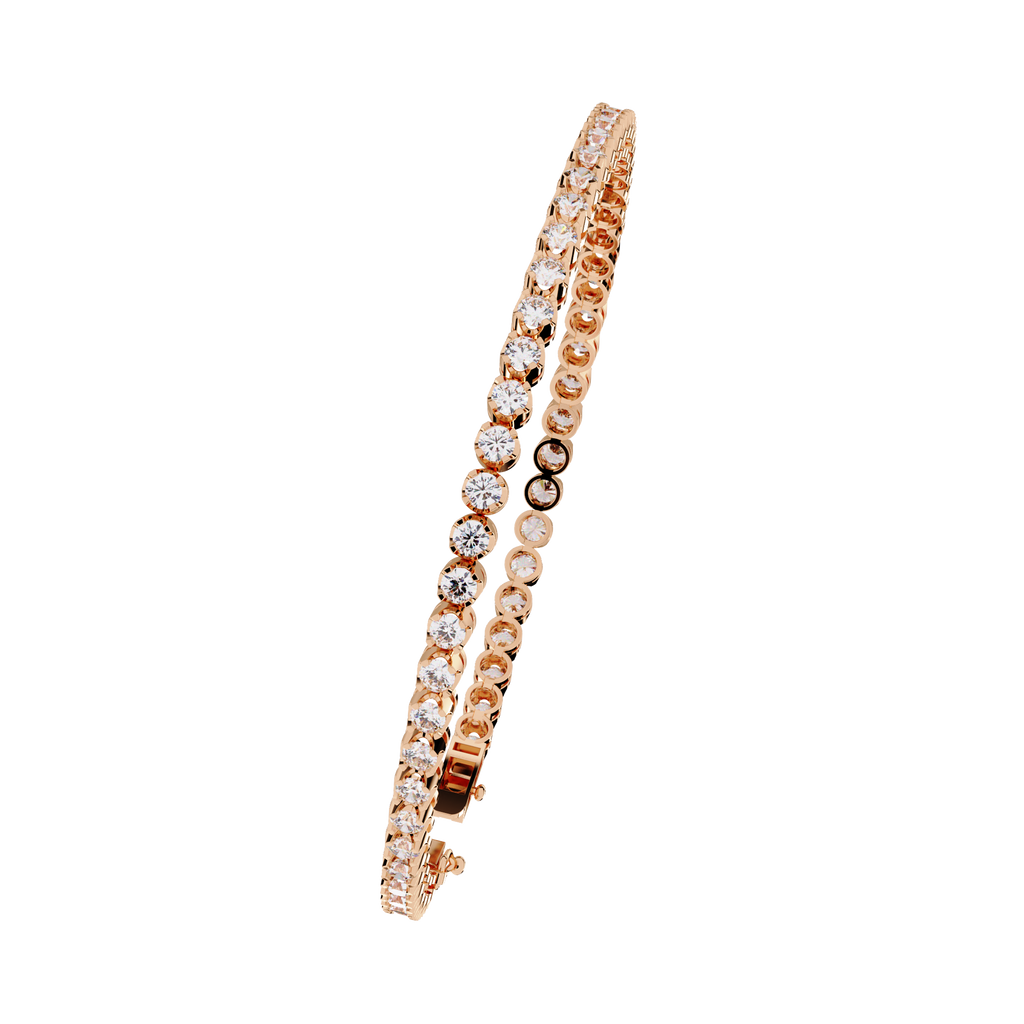 Single Row Diamond Bracelet