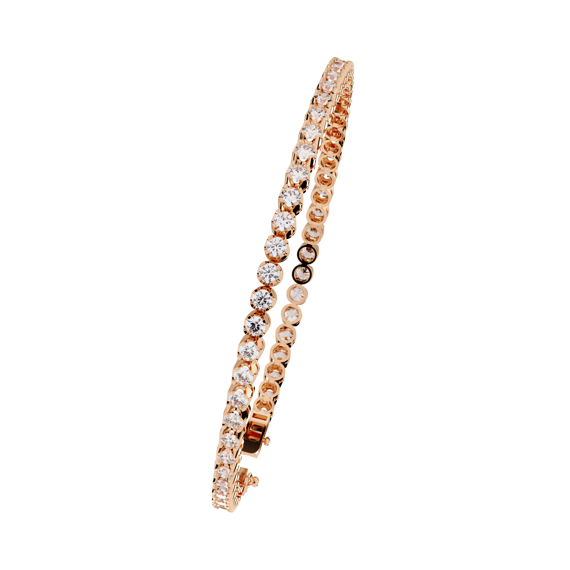 Single Row Diamond Bracelet