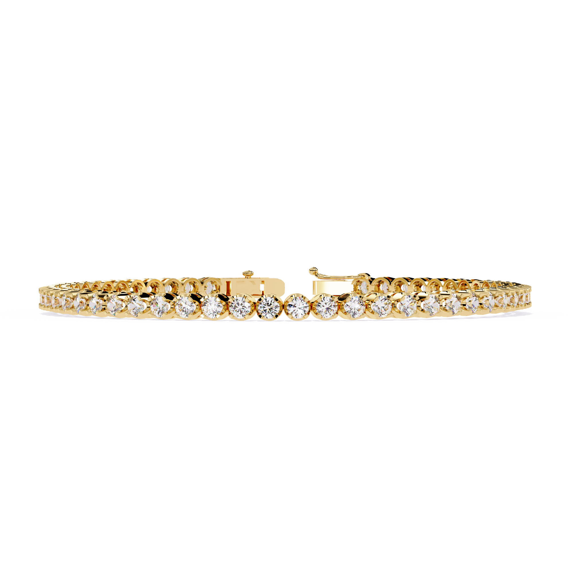 Single Row Diamond Bracelet