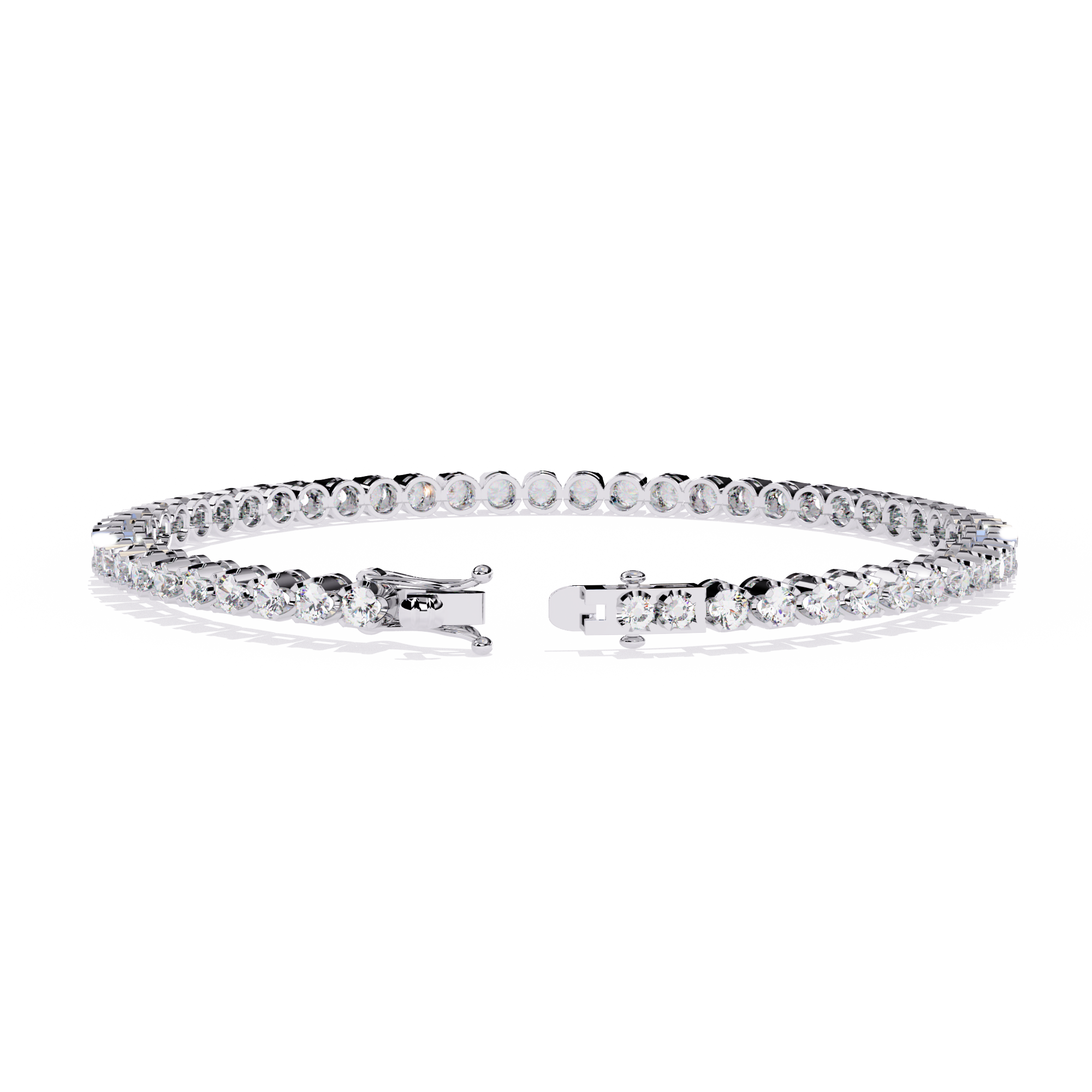 Single Row Diamond Bracelet