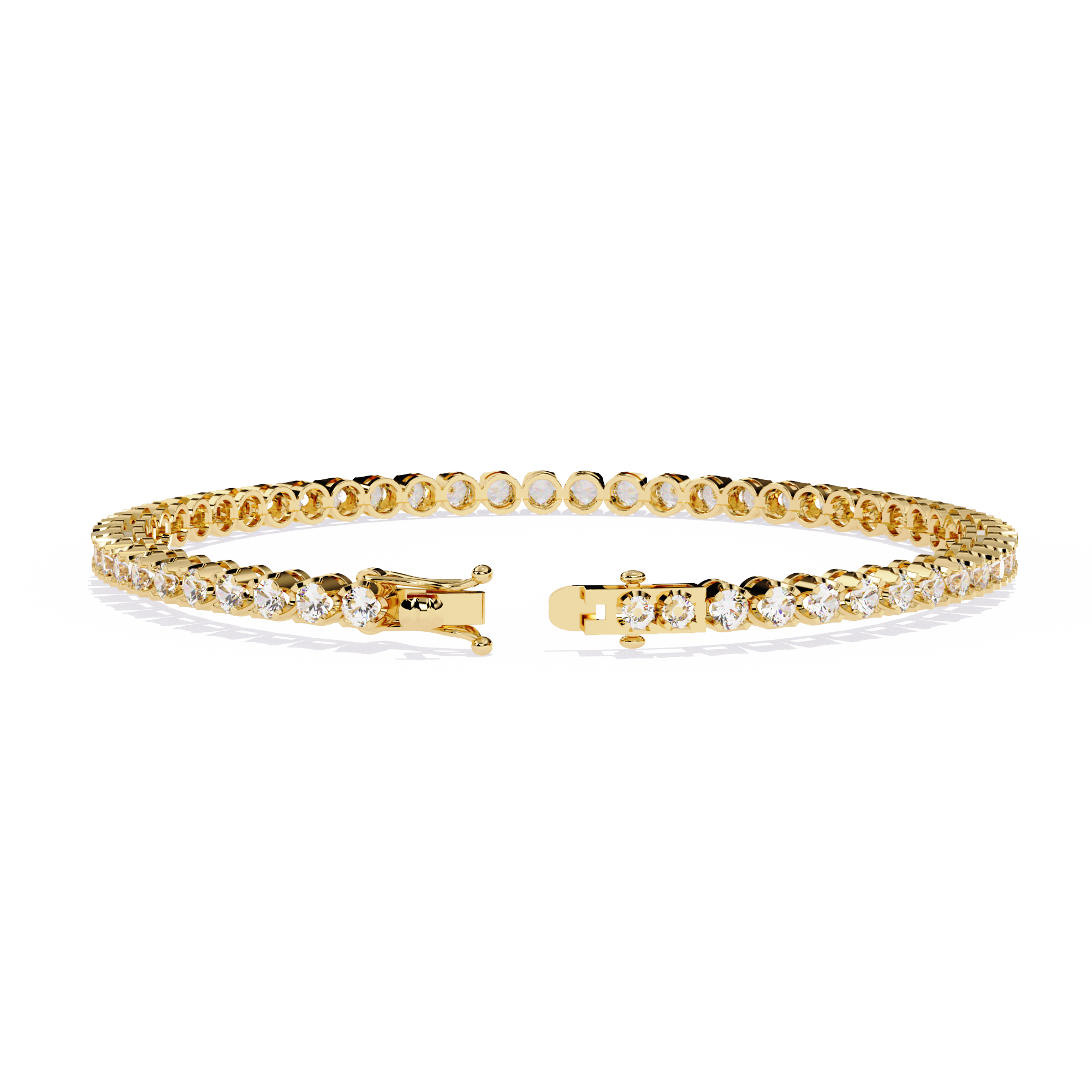 Single Row Diamond Bracelet