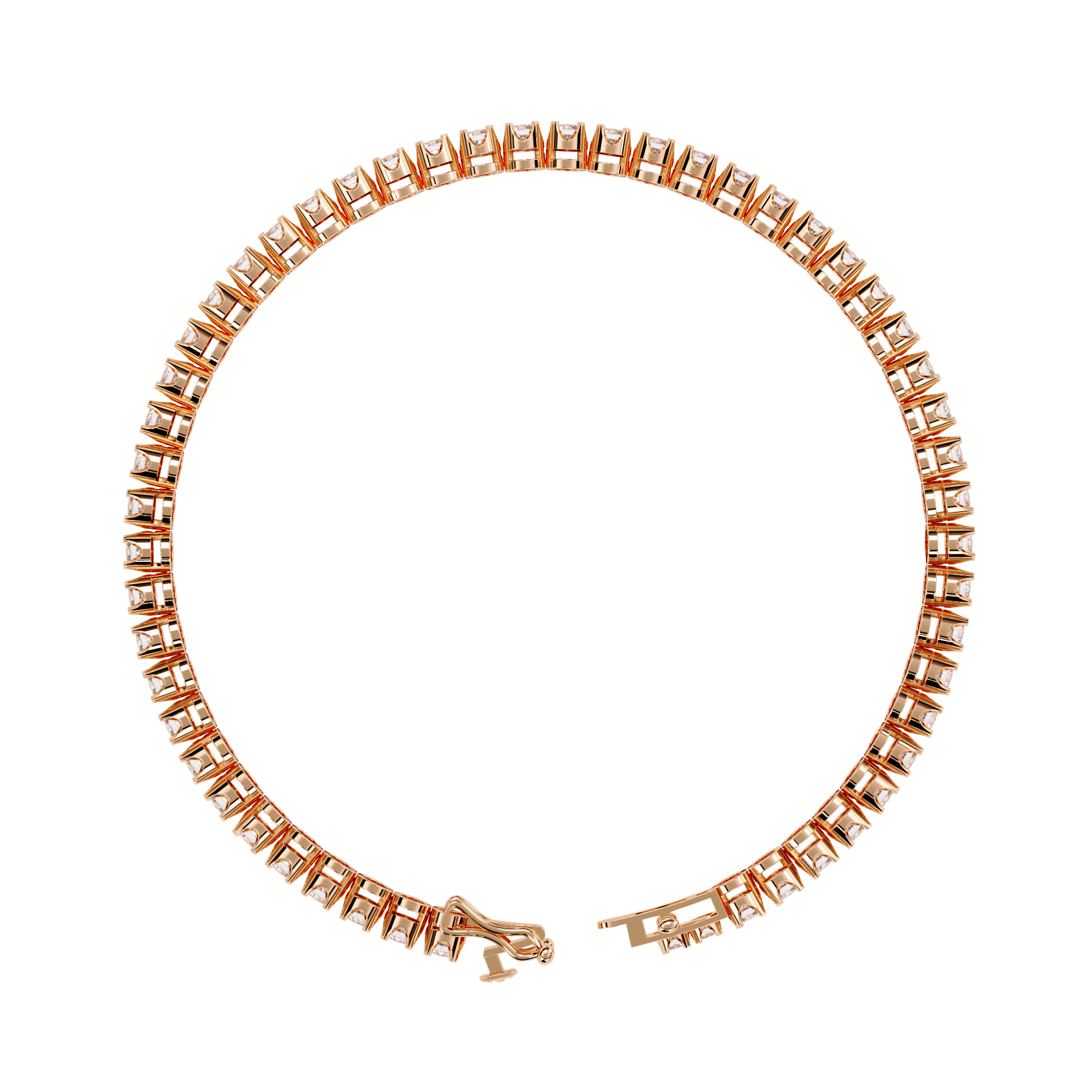 Single Row Diamond Bracelet