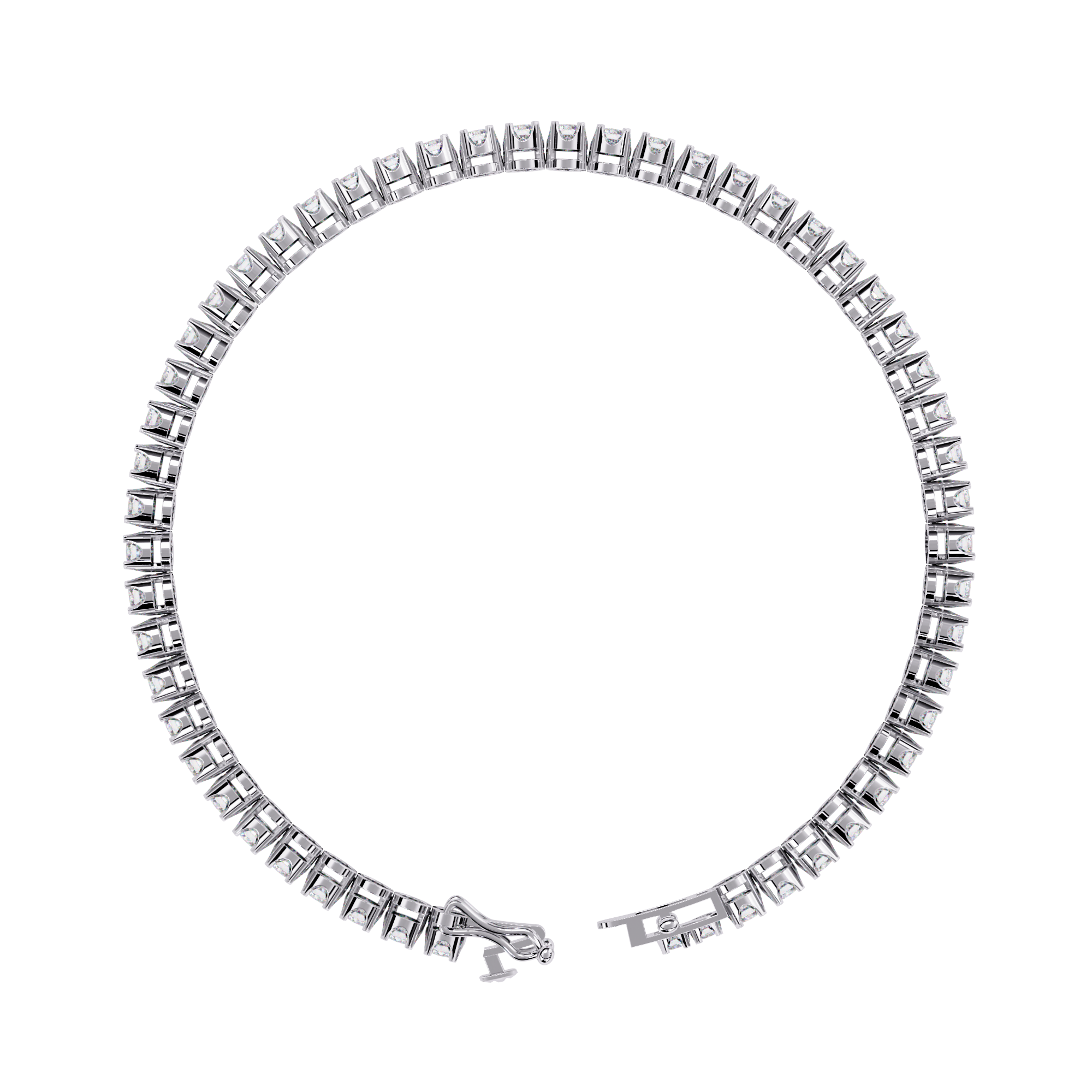 Single Row Diamond Bracelet