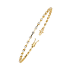 Delicate Diamond Line Bracelet