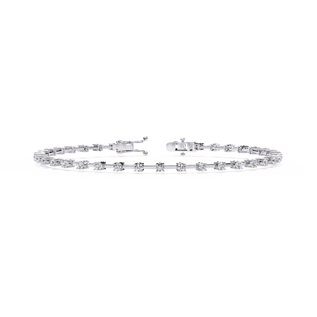 Delicate Diamond Line Bracelet