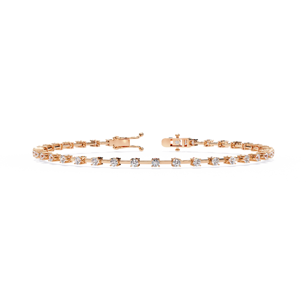 Delicate Diamond Line Bracelet