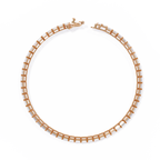 Baguette Line Diamond Bracelet