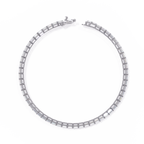 Baguette Line Diamond Bracelet