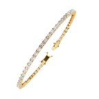 Baguette Line Diamond Bracelet