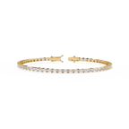Baguette Line Diamond Bracelet