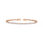 Baguette Line Diamond Bracelet