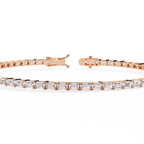 Baguette Line Diamond Bracelet