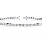 Baguette Line Diamond Bracelet