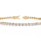 Baguette Line Diamond Bracelet