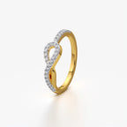 Infinity Loop Pave Ring