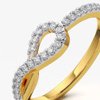 Infinity Loop Pave Ring
