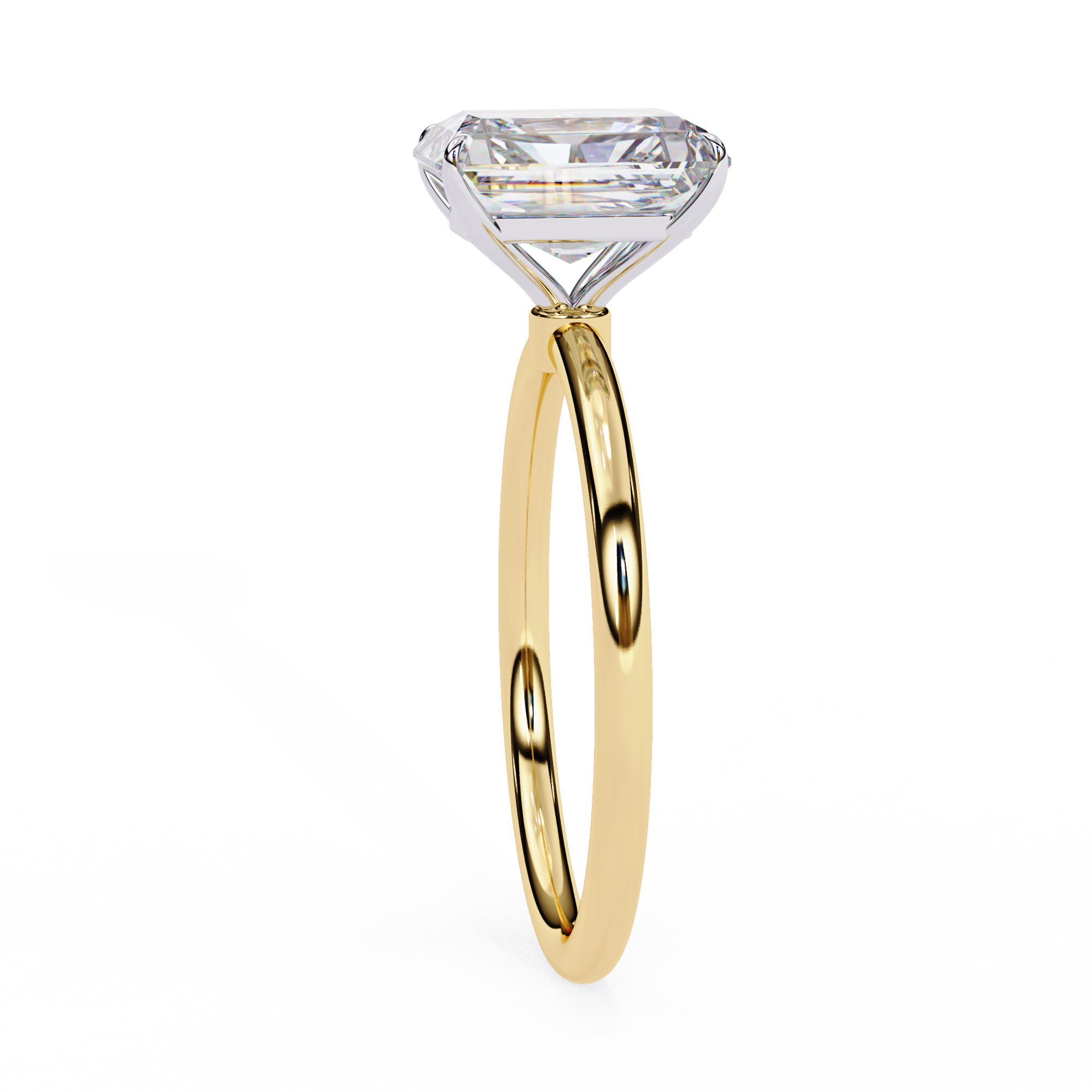 Classic Emerald Diamond Ring
