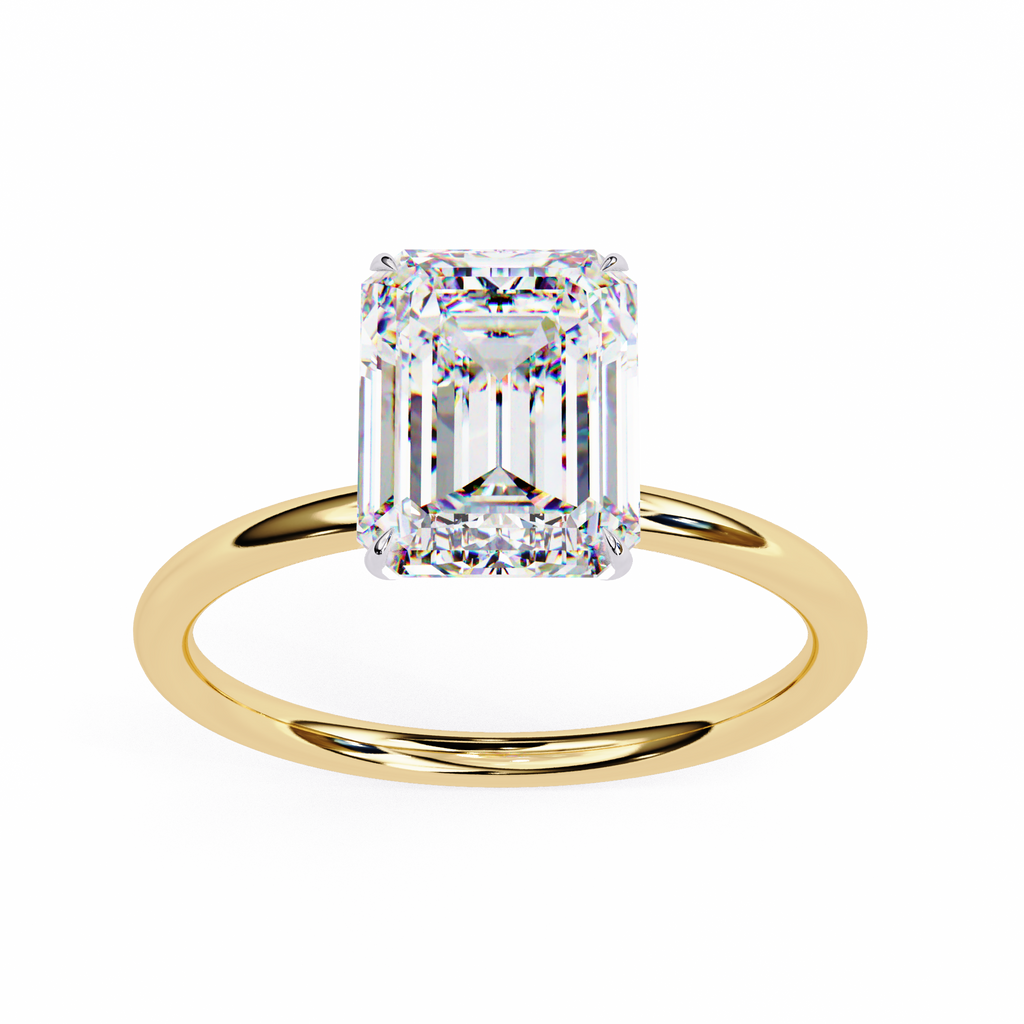 Classic Emerald Diamond Ring