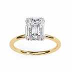 Classic Emerald Diamond Ring