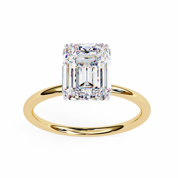 Classic Emerald Diamond Ring