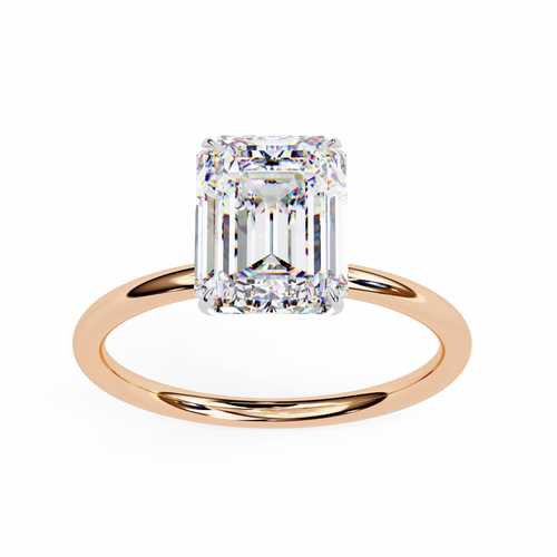 Classic Emerald Diamond Ring