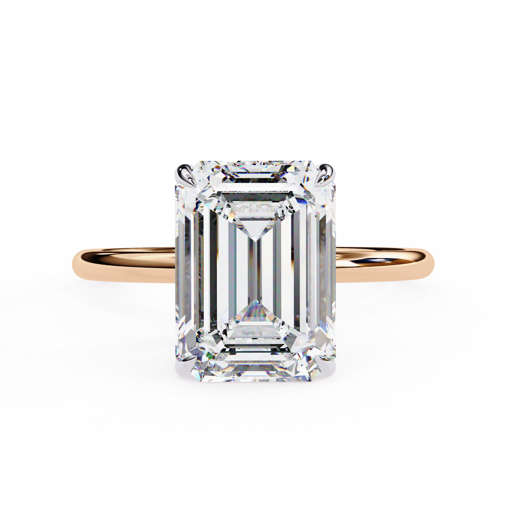 Classic Emerald Diamond Ring