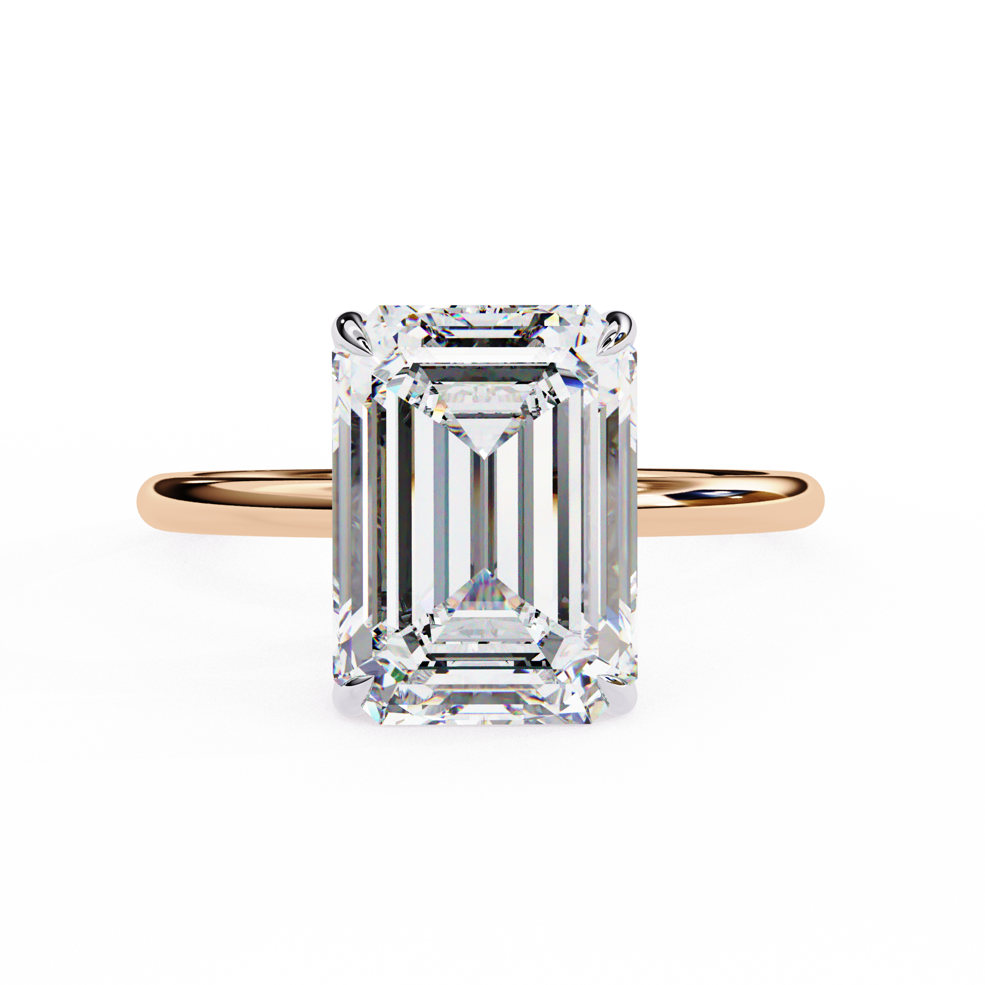 Classic Emerald Diamond Ring