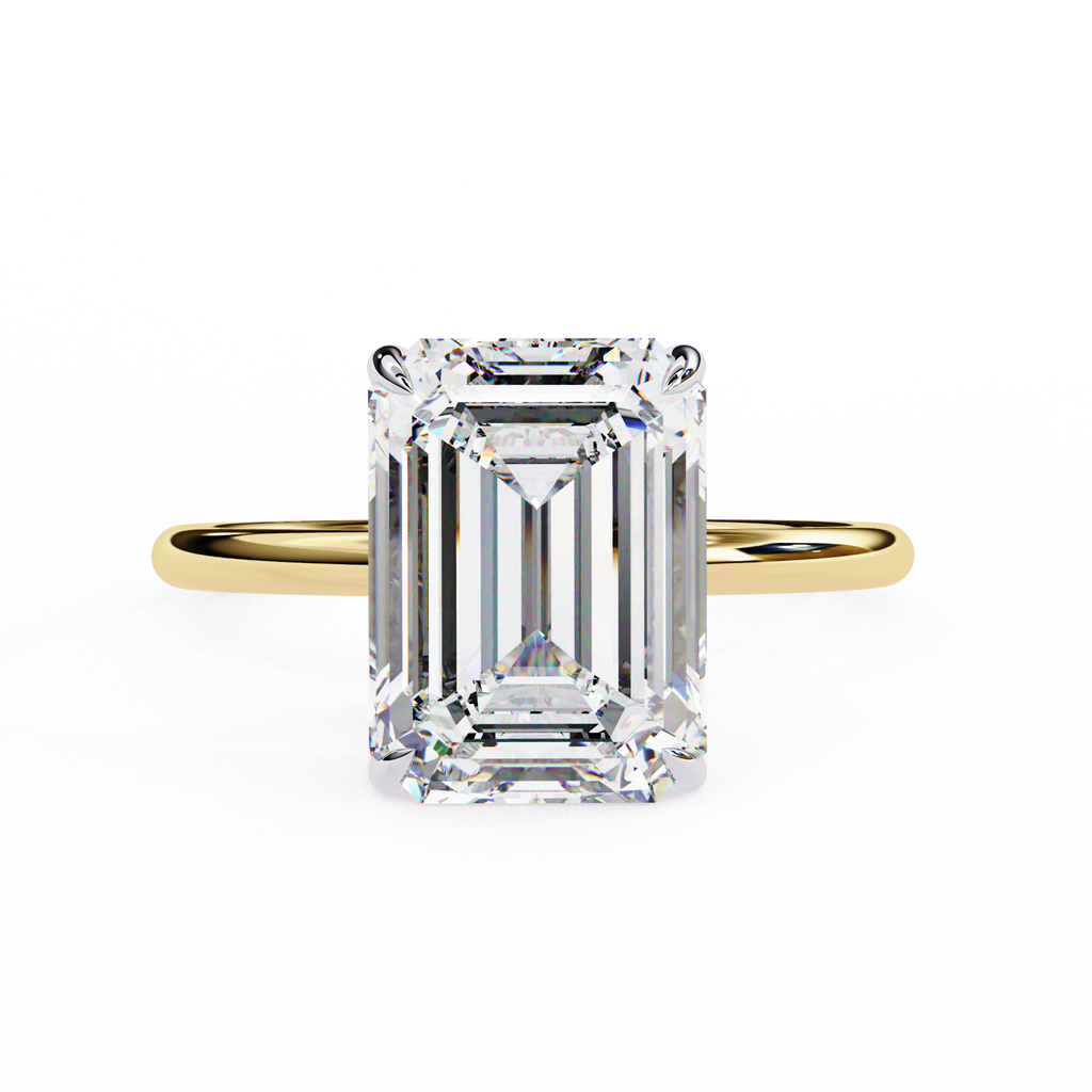 Classic Emerald Diamond Ring