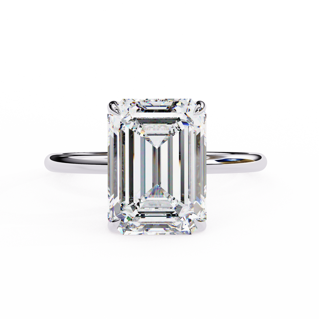 Classic Emerald Diamond Ring