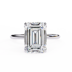 Classic Emerald Diamond Ring