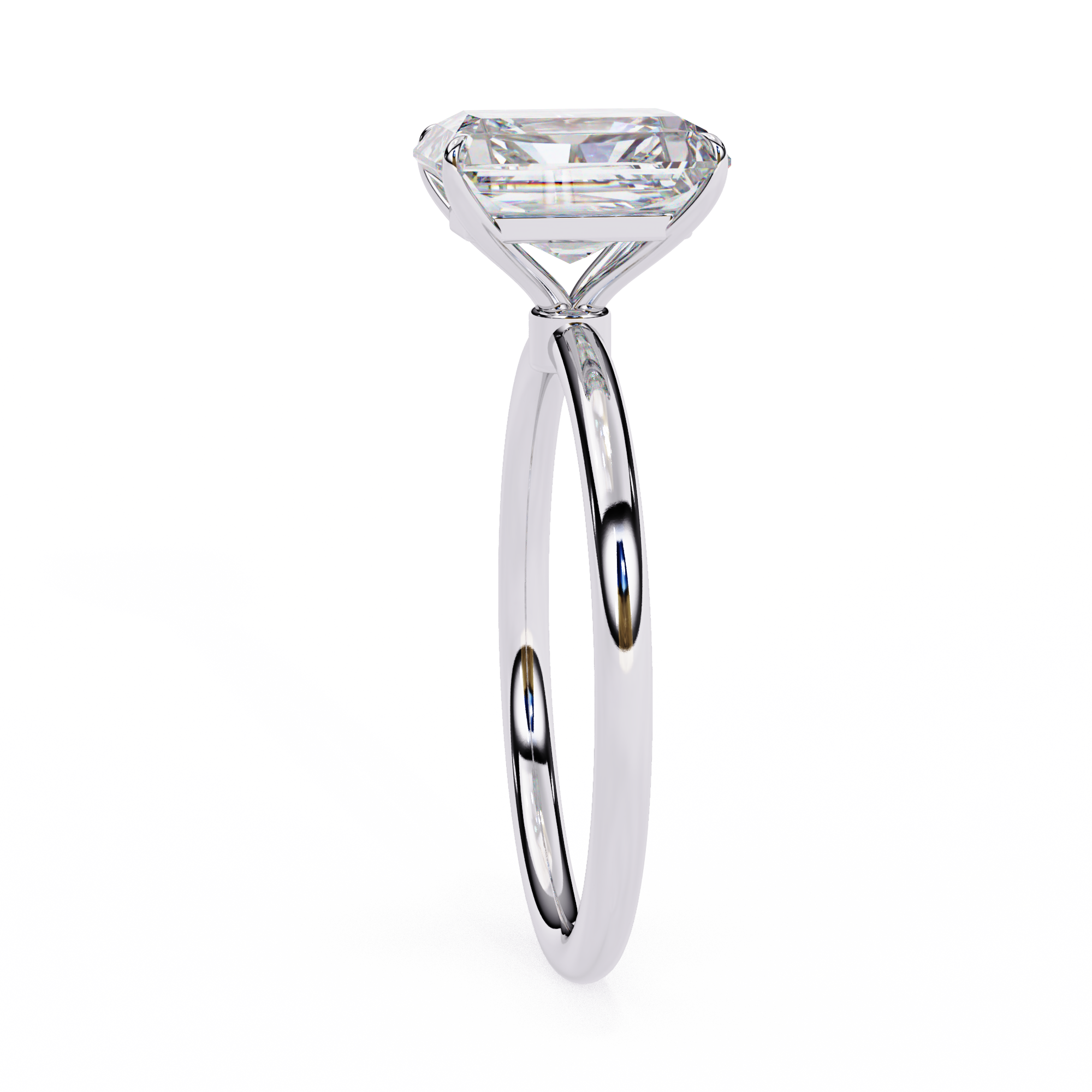 Classic Emerald Diamond Ring