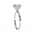 Golden Cushion Cut Ring