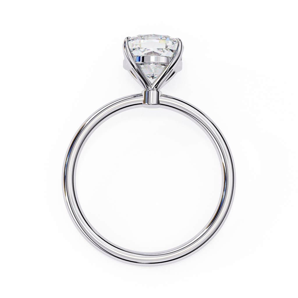 Golden Cushion Cut Ring
