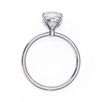 Golden Cushion Cut Ring