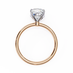 Golden Cushion Cut Ring