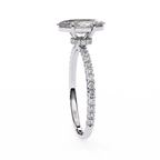 Golden Marquise Solitaire Band