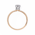 Golden Marquise Solitaire Band